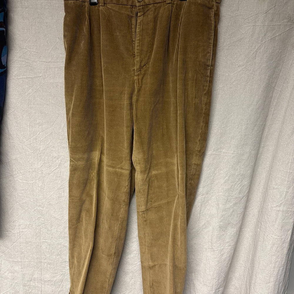Brooks Brothers 40/32 Men's Brown Corduroy Pants Elliot
